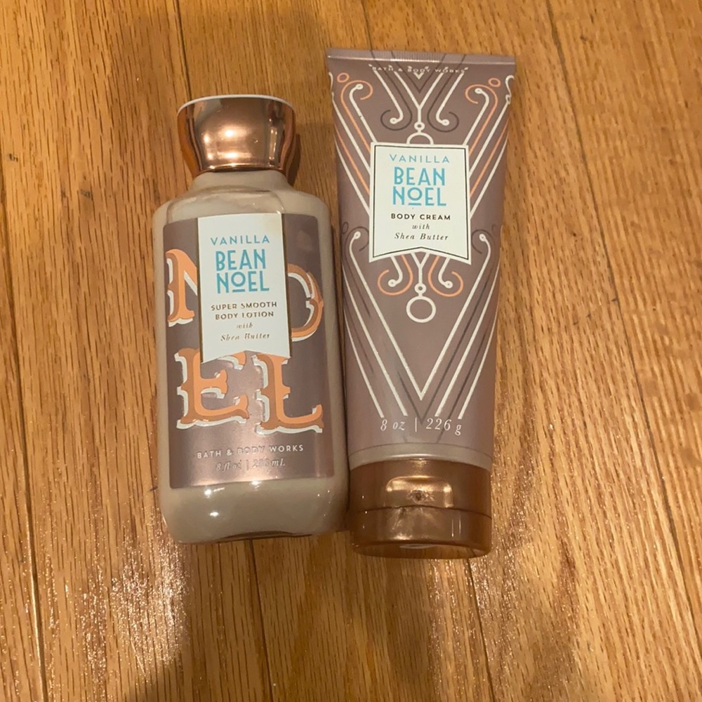 Bath and Body Works Vanilla Bean Noel lotion pack